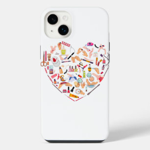 Manicurist Nail Technician Tool Heart iPhone 14 Plus Case