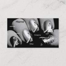 Manicurist Nails In Black & White I