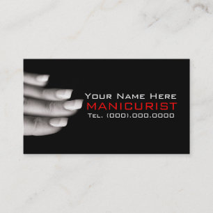 Manicurist Professional Business Cards