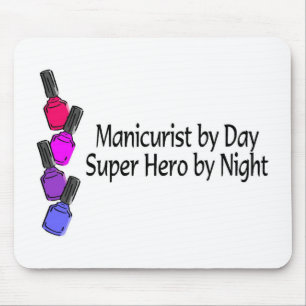 Manicurist Super Hero Mouse Mat