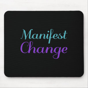Manifest Change Suicide Prevention Awareness Mouse Mat
