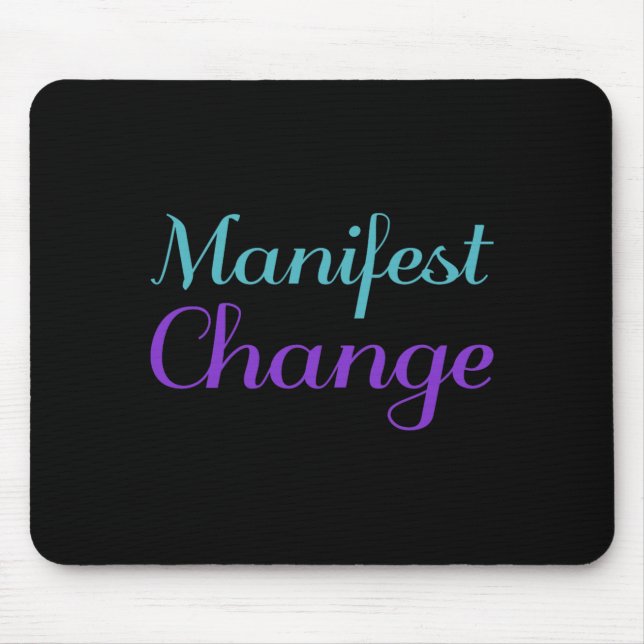 Manifest Change Suicide Prevention Awareness Mouse Mat (Front)