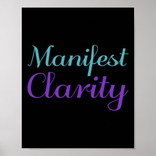 Manifest Clarity Purple Suicide Prevention Awarene Poster