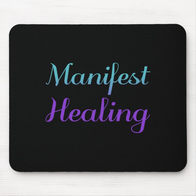 Manifest Healing Suicide Prevention Premium Mouse Mat (Front)