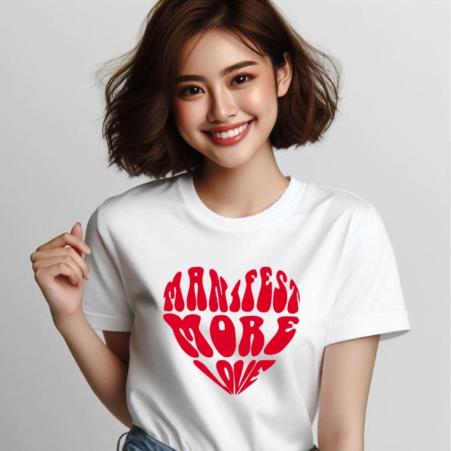 Manifest More Love Quote Tri-Blend Shirt (Manifest More Love)