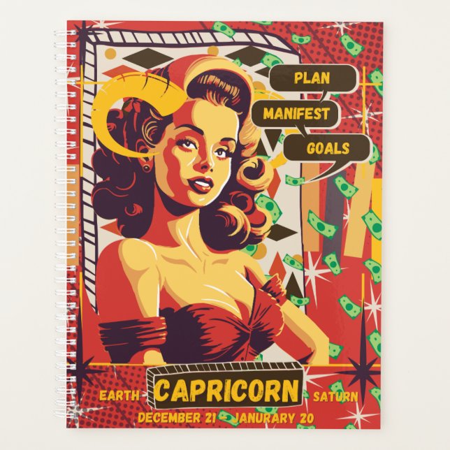 Manifest Planner - Capricorn  (Front)