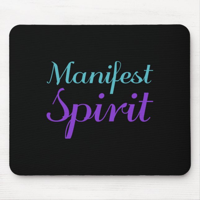 Manifest Spirit Prevention Design Mouse Mat (Front)