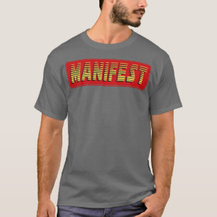 Manifest Vintage Retro Text T-Shirt