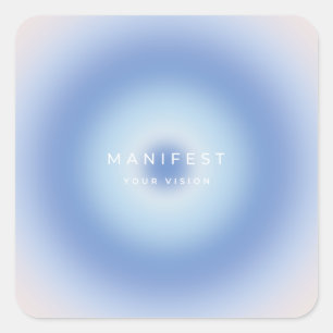 Manifest Your Vision Square Sticker