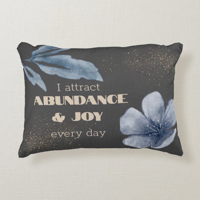 Manifestation Affirmation – Personalised Decorative Cushion (Front)