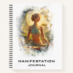 *~* Manifestation AP85 Manifesting  Yoga Woman  Notebook