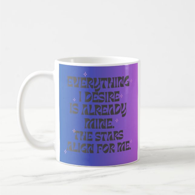 Manifestation  coffee mug (Left)