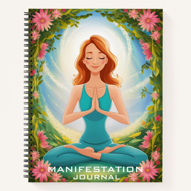 *~* Manifestation Journal AP85 Spiral Notebook (Front)