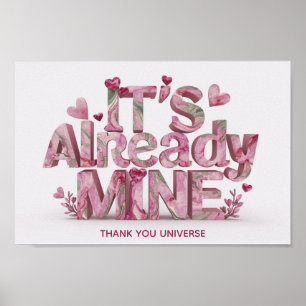 *~* Manifestation Law of Attraction AP85 Poster