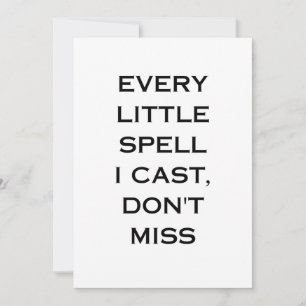 Manifestation Quote Typography Design Invitation