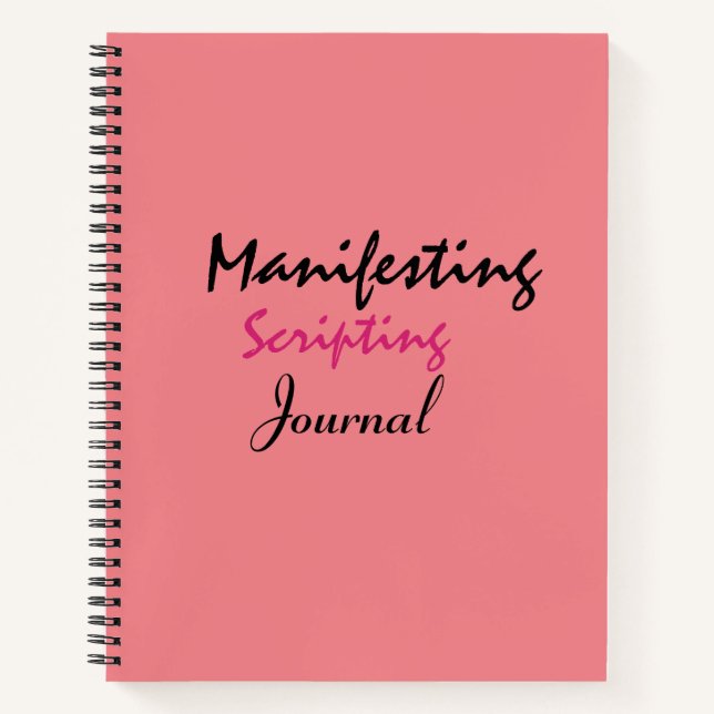Manifestations Scripting Journal (Front)