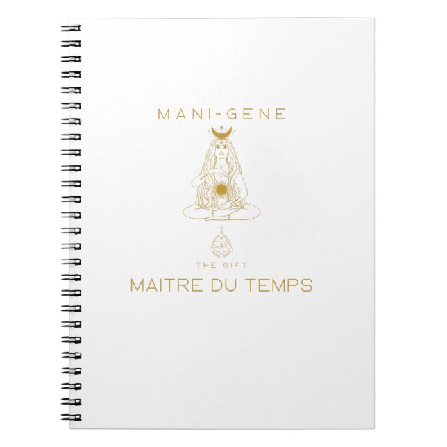 Manifesting Generator type Design Humain Notebook (Front)