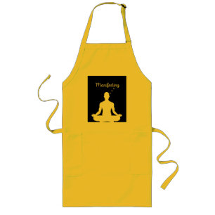 Manifesting Meditation Visual for Positive Vibes a Long Apron