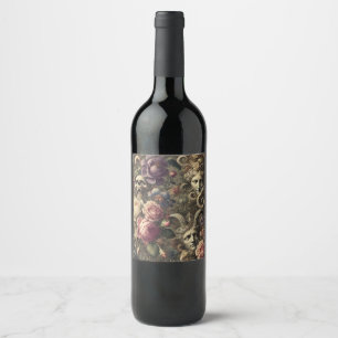 Manifesting Mythos – Gothic Victorian Wine Label