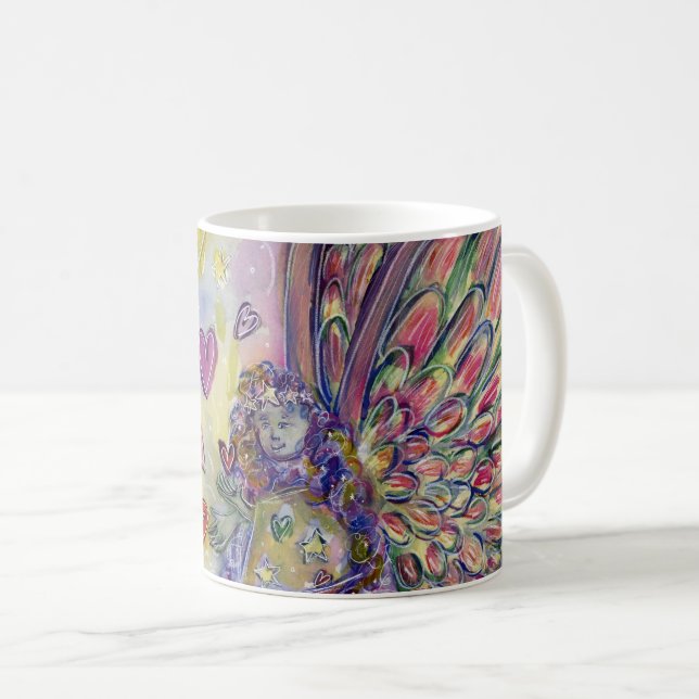 Manifesting Universe Angel Art Coffee Cup or Mug (Front Right)