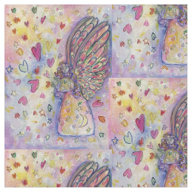 Manifesting Universe Angel Art Fabric Material (Close Up)