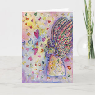 Manifesting Universe Angel Custom Greeting Cards