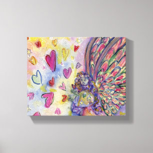 Manifesting Universe Angel Wrapped Canvas Painting