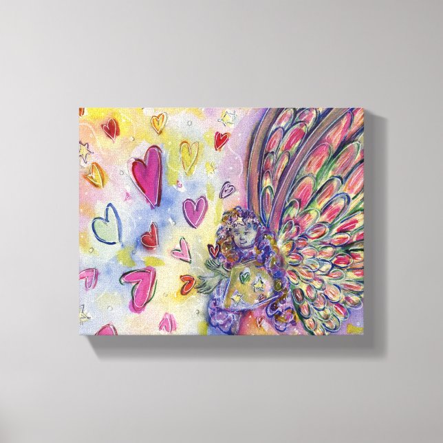 Manifesting Universe Angel Wrapped Canvas Painting (Front)