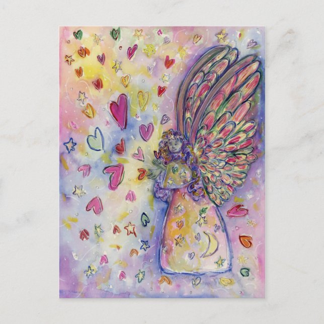 Manifesting Universe Guardian Angel Art Postcard (Front)