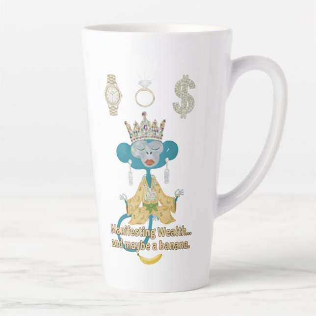manifesting wealth latte mug (Right)