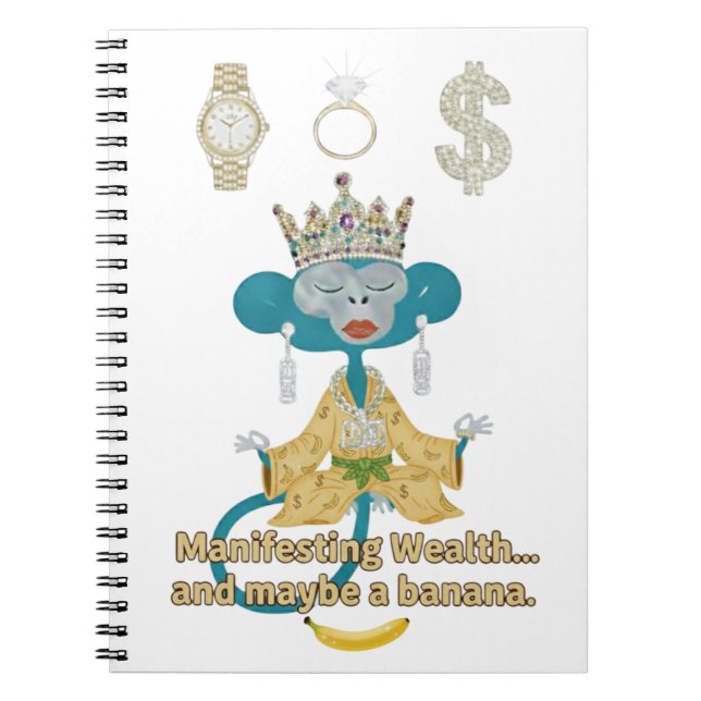 manifesting wealth notebook (Front)