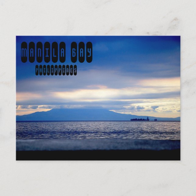Manila Bay in Philippines Postcard (Front)
