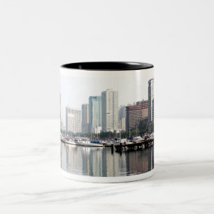 Manila Bay Philippines Two-Tone Coffee Mug