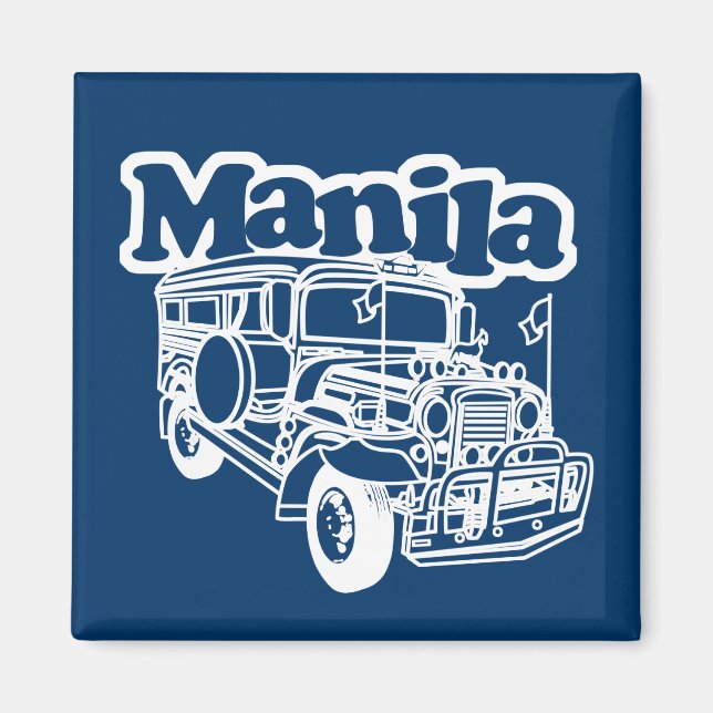 Manila Jeepney Magnet (Front)