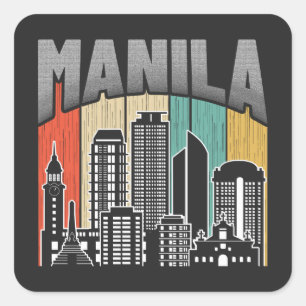 Manila NCR Square Sticker