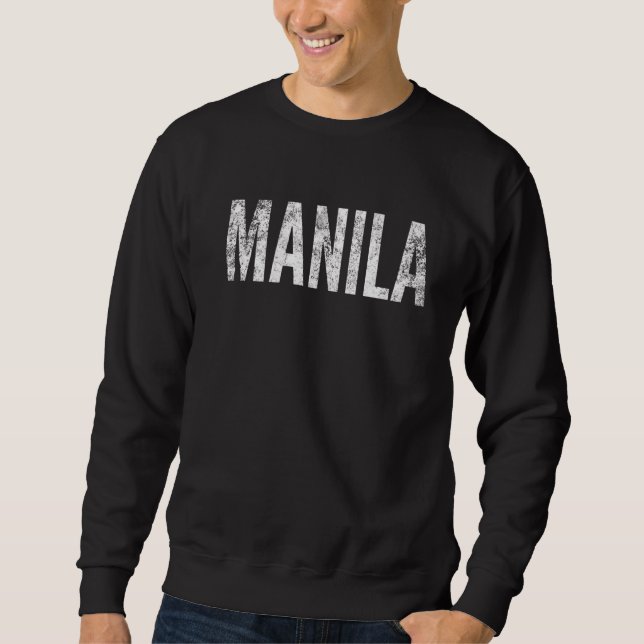 Manila Philippines Graphic Sweatshirt (Front)