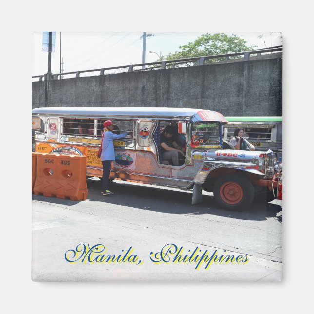 Manila, Philippines magnet (Front)
