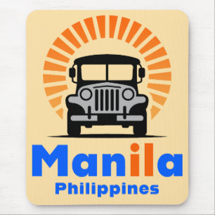 Manila Philippines Southeast Asia Mouse Mat