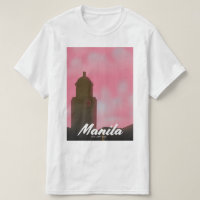 Manila Philippines travel poster.