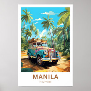 Manila Philippines Travel Print
