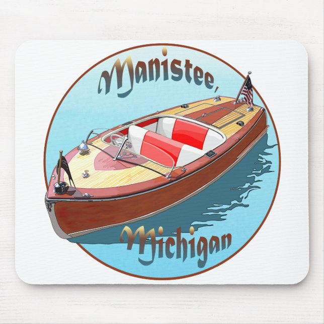 Manistee, Michigan Mouse Mat (Front)