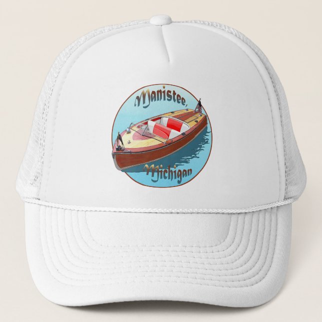 Manistee, Michigan Trucker Hat (Front)