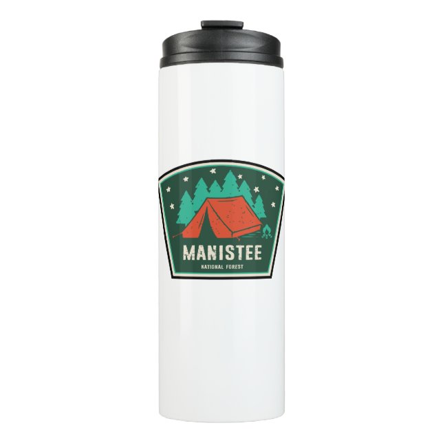 Manistee National Forest Camping Thermal Tumbler (Front)