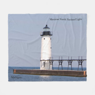 Manistee North Pierhead Light blanket