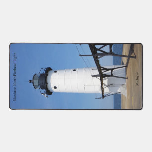 Manistee North Pierhead Light desk mat