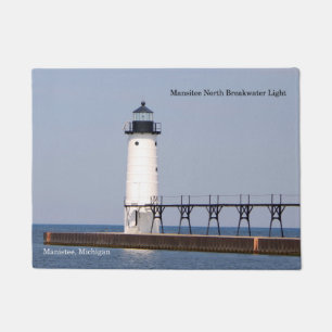 Manistee North Pierhead Light door mat