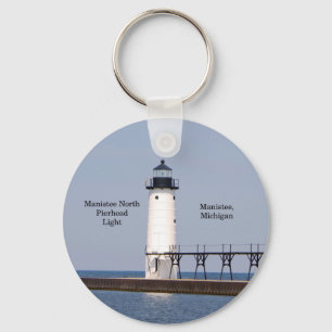 Manistee North Pierhead Light key chain