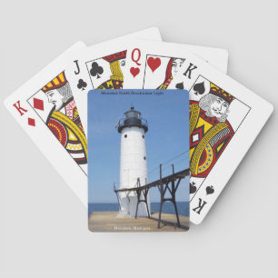 Manistee North Pierhead Light tall playing cards