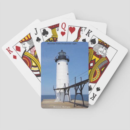 Image of Manistee North Pierhead Light tall playing cards