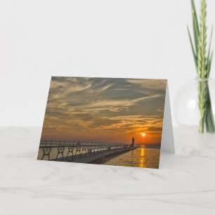 Manistee North Pierhead Lighthouse Card